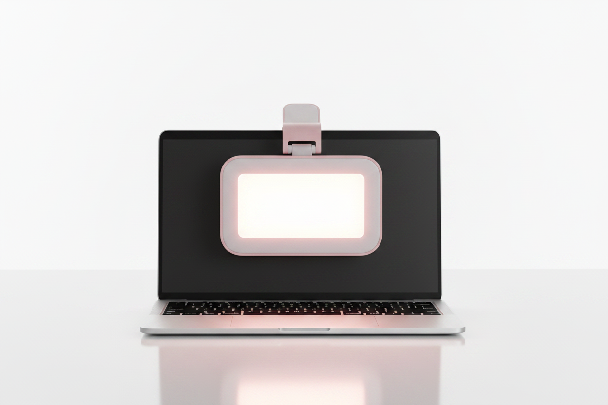 Clip-On Angel Light for Phone & Laptop, Portable Glow Light