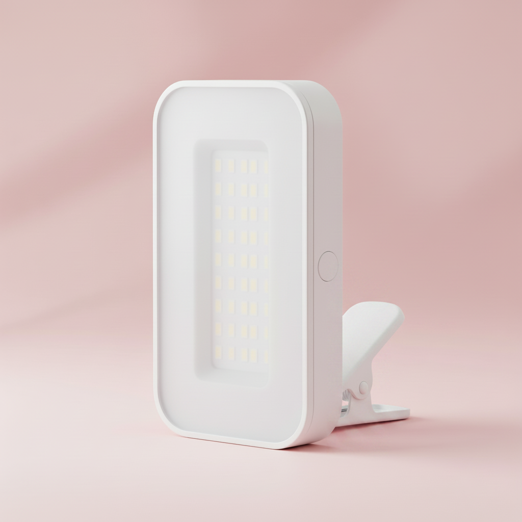 Clip-On Angel Light for Phone & Laptop, Portable Glow Light